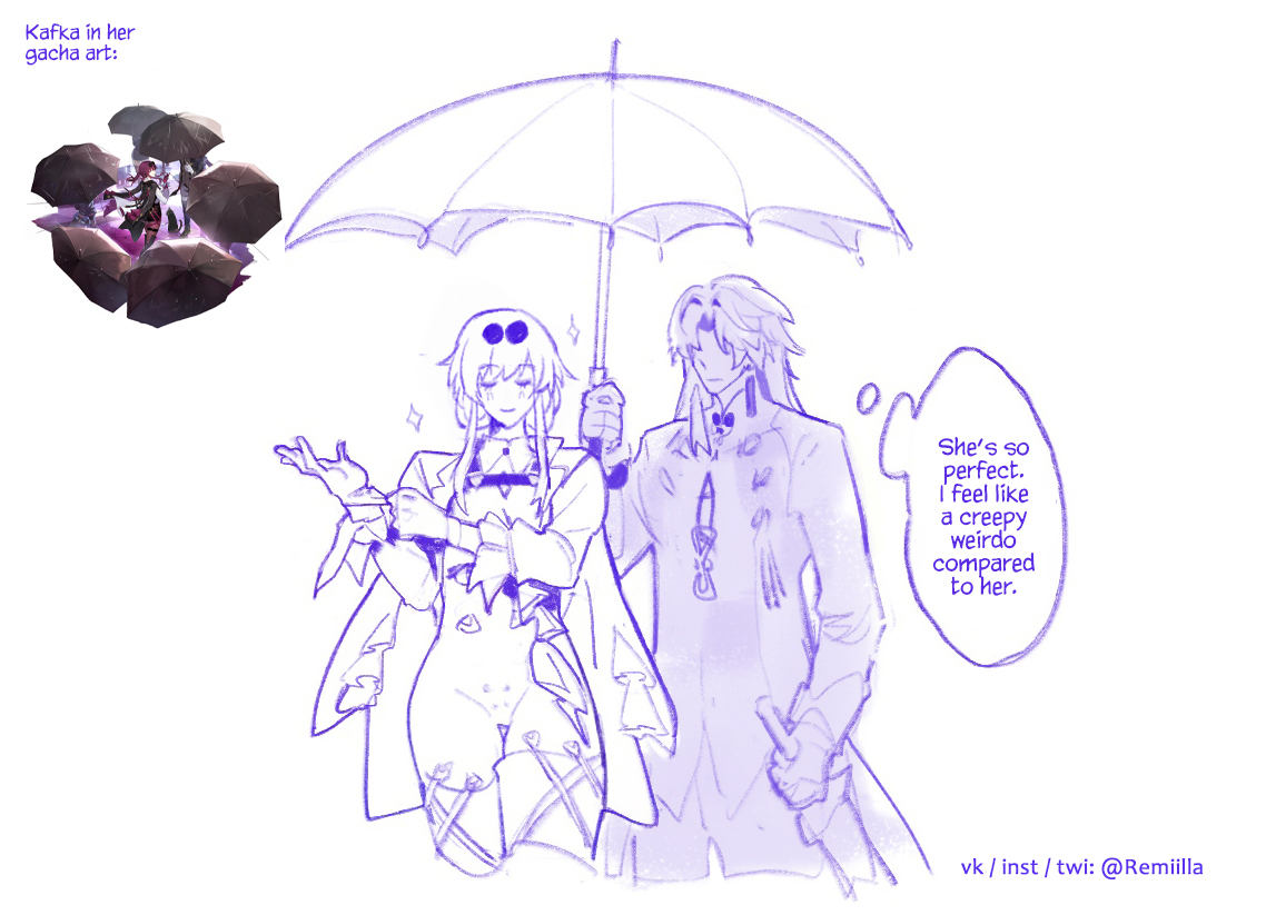 remiilla's tweet photo. Blade found a soulmate 😇👩‍❤️‍💋‍👨🫂

#honkaistarrail #kafblade https://t.co/NjINcohMJC