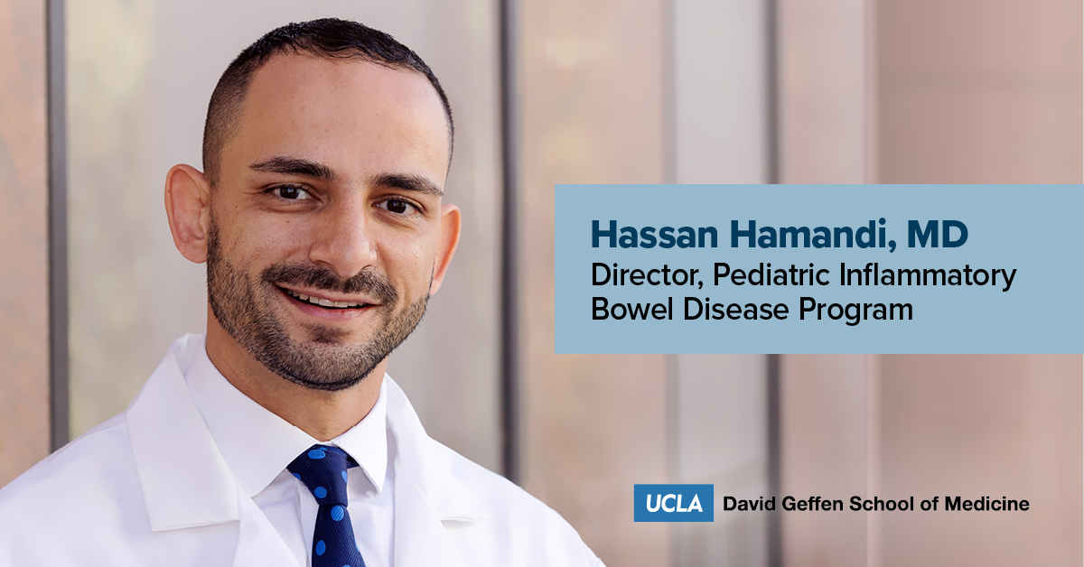 💥Dr. Hassan Hamandi (@HassanHamandi) joins #UCLAGI as the new director of the Pediatric IBD Program! He has launched a Pediatric-to-Adult Transition Clinic focusing on age range 18-26. Other clinical interests include very early onset IBD & the #LGBTQIA population living #IBD.