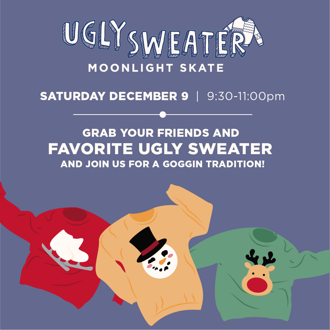 Feeling festive? We'll see you at the Ugly Sweater Moonlight Skate! #miamioh