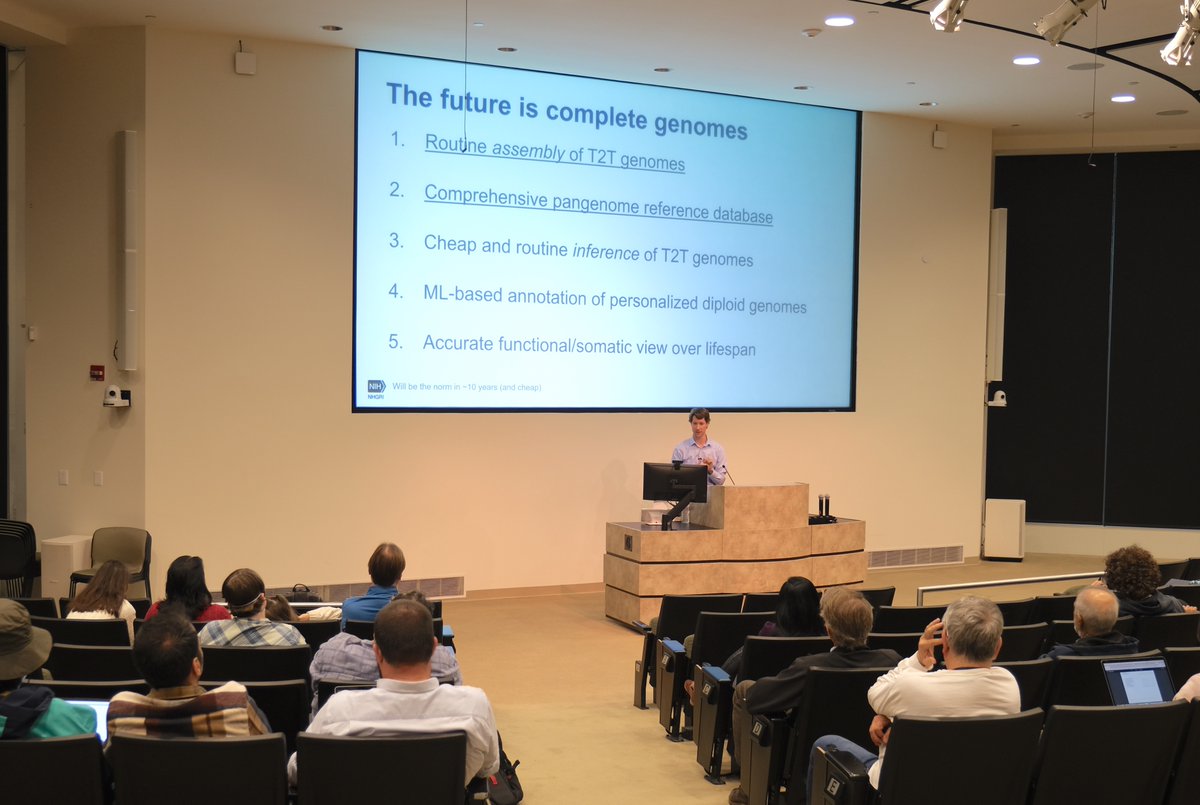 ricekenkennedy's tweet photo. ICYMI: Dr. @aphillippy (NHGRI) visited #RiceU for a Distinguished Lecture on "What's New in the First Truly Complete Sequence of a #HumanGenome?" Watch now at https://t.co/E689Y8d6XK.
Co-sponsored by: @RiceCompSci and #GCC. #GenomeSequencing #GenomeInformatics https://t.co/AImsKBhnY5