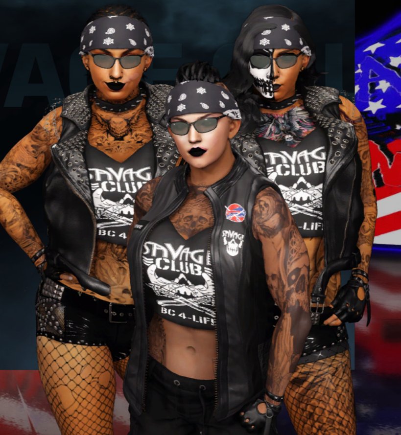 These lovely badasses are not here to make friends there coming to collect bodies and Championship titles