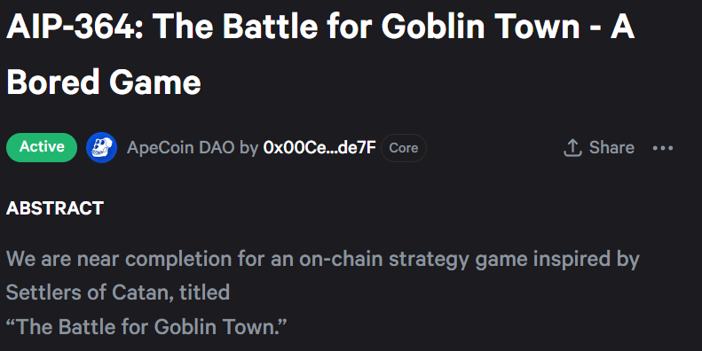 megakodas.eth just voted yes on AIP-364 🫡

why?

ready-to-play game, $APE sink, value back to the DAO

if we do not support such proposals, what then?