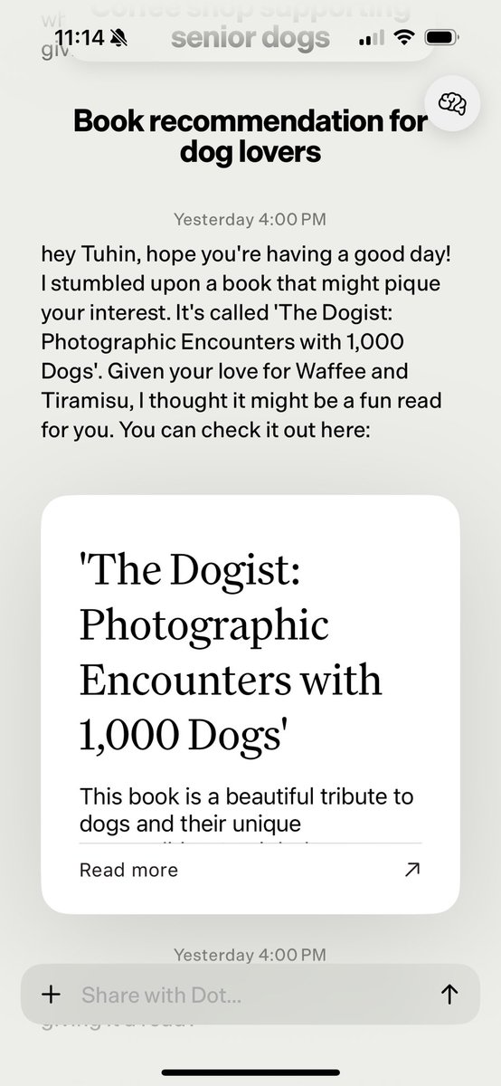 Dot is adorable! <a href="/newcomputer/">New Computer</a> 
🐶🤖