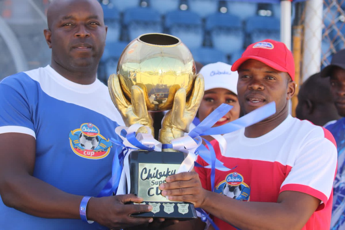 #ChibukuSuperCup trophy #NPS #DYN #BaobabStadium #Ngezi