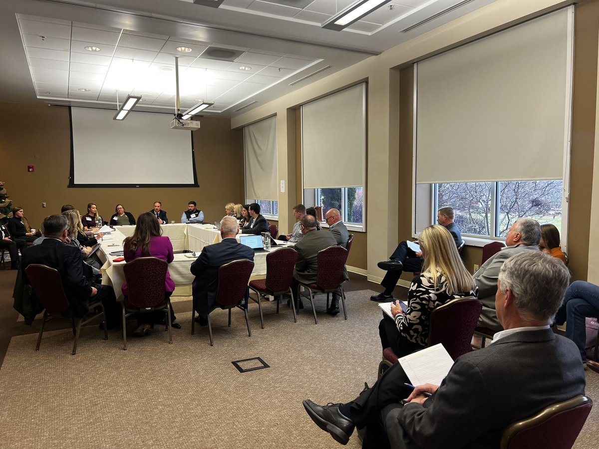 wvmanufacturers's tweet photo. WVMA Annual Meeting and related events starts now with a packed house for a meeting of the Government Affairs Committee.  #wvma https://t.co/wSd3cRd32W