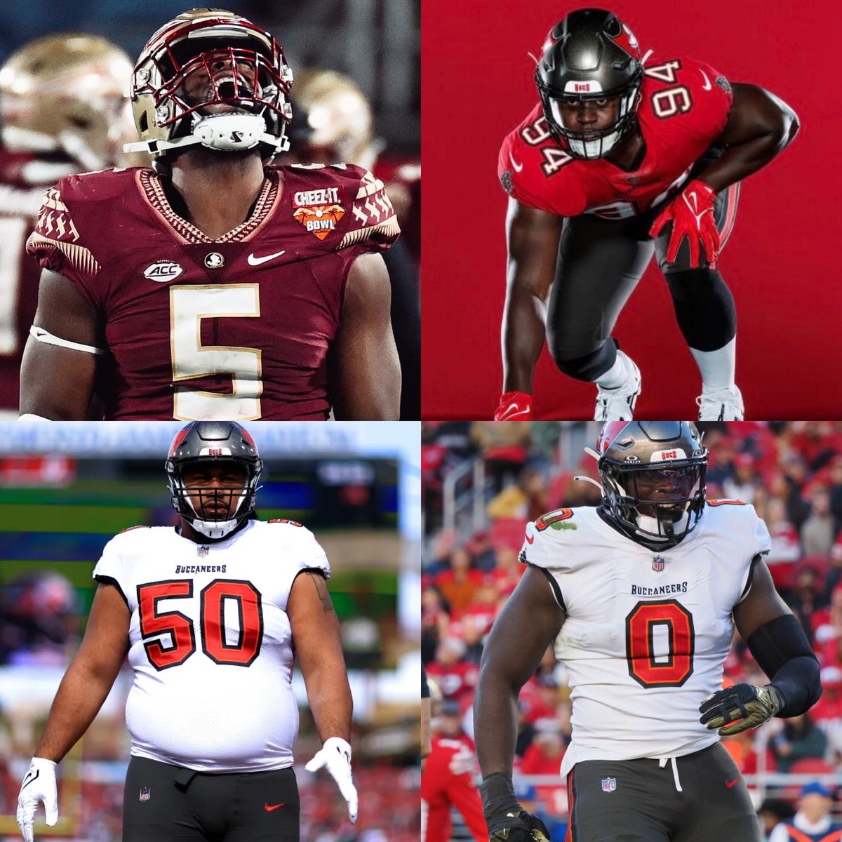Nah this D-Line would be illegal for being way too filthy!!! #GoBucs

#JaredVerse
#CalijahKancey
#VitaVea
#YayaDiaby