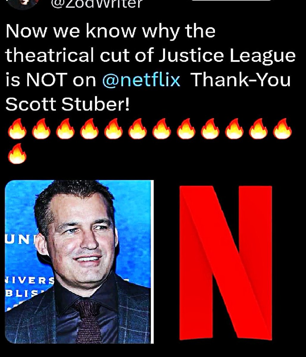 Netflix head of film says they would like to get them(characters) at some point. And definitely wants more of Zack, if we continue bombing all of wb movies they will be forced to sell
#SellTheSnyderverseToNetflix