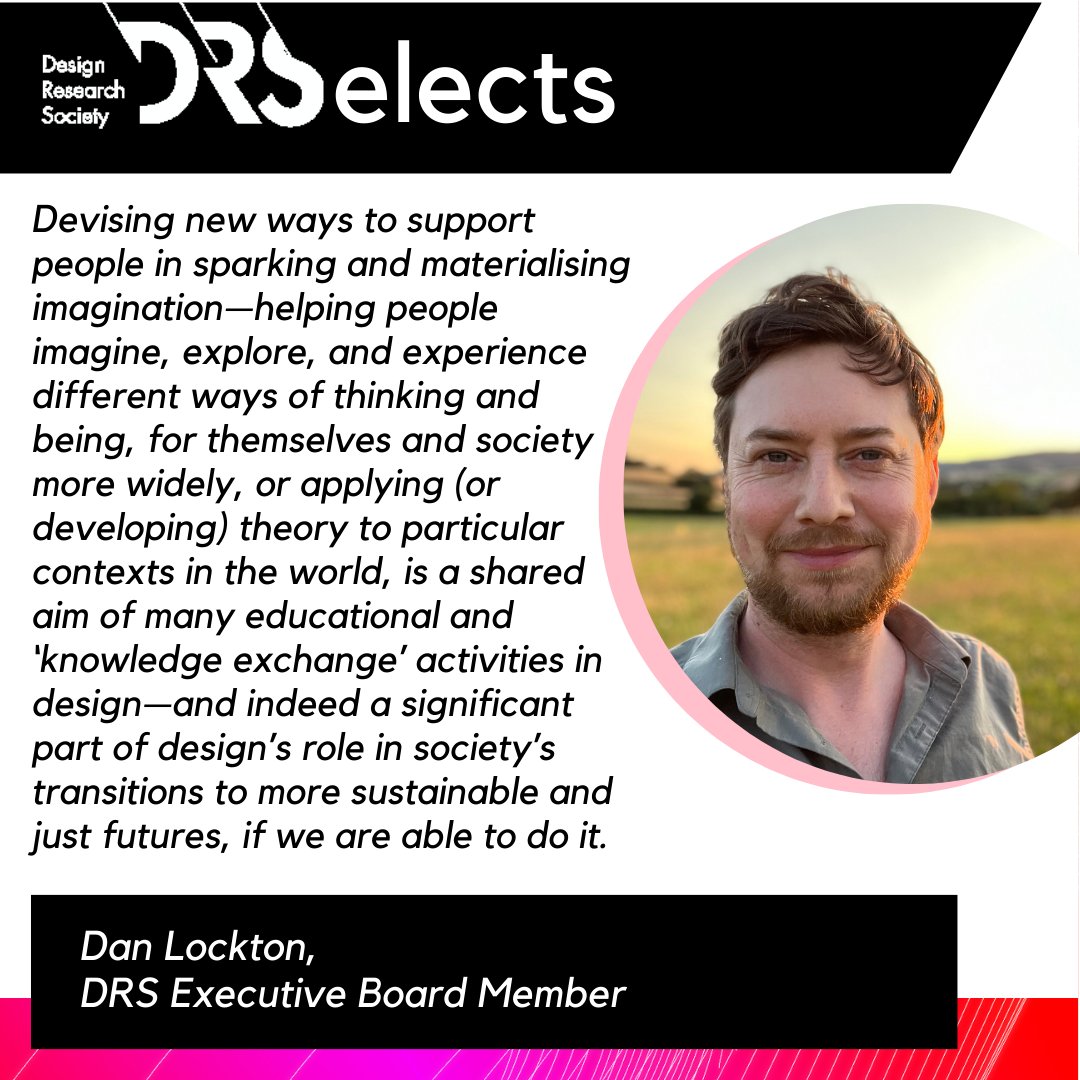 In our latest DRSelects, we speak with Dan Lockton @imaginari_es, DRS Executive Board member, on his DRS Digital Library selections emphasising design tools for imagination and critical co-investigation. Read the full piece here: designresearchsociety.org/articles/drsel…