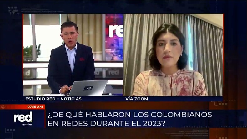 Desde <a href="/RedMasNoticias/">Red+ Noticias</a>, presentamos los 5️⃣ hitos que marcaron la pauta en la conversación política digital en nuestro país. Analizamos más de 24 millones de menciones en redes sociales para ofrecerte insights clave. ¿Qué podemos concluir de la charla digital de los colombianos?