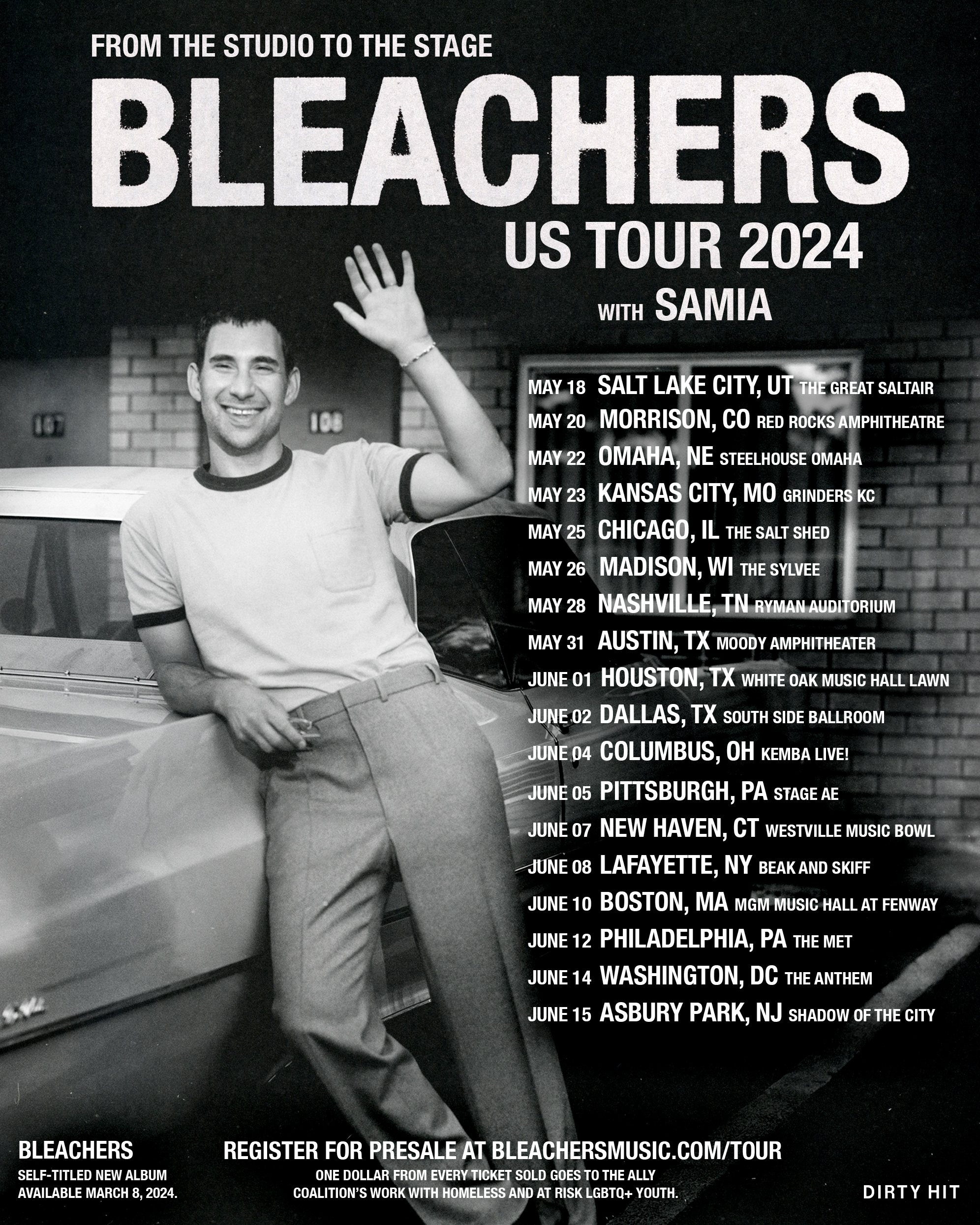 Bleachers Tour 2024 Usa Time Timmi Giovanna