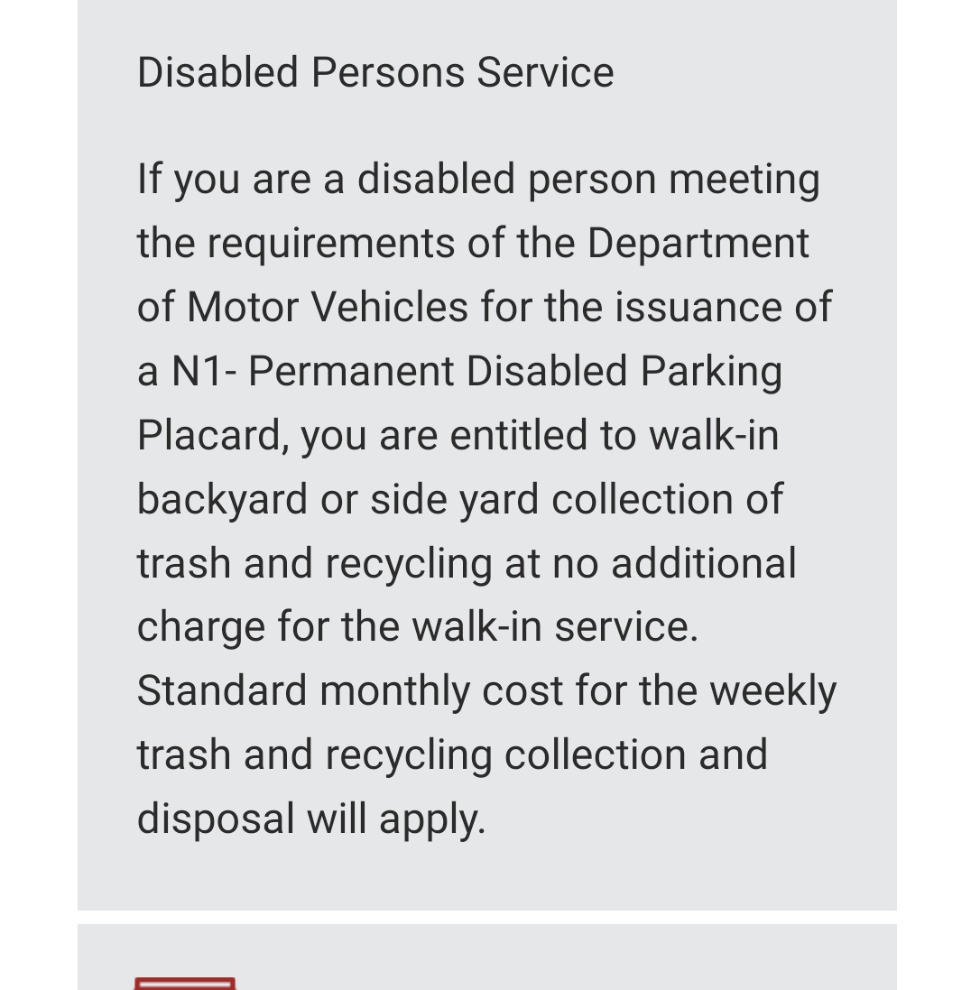 HelloMaxyne's tweet photo. I just found this out today looking up if I could throw something in my rubbish bin. I never knew this! #DisabilityInclusion https://t.co/IQ9LYhZqaQ