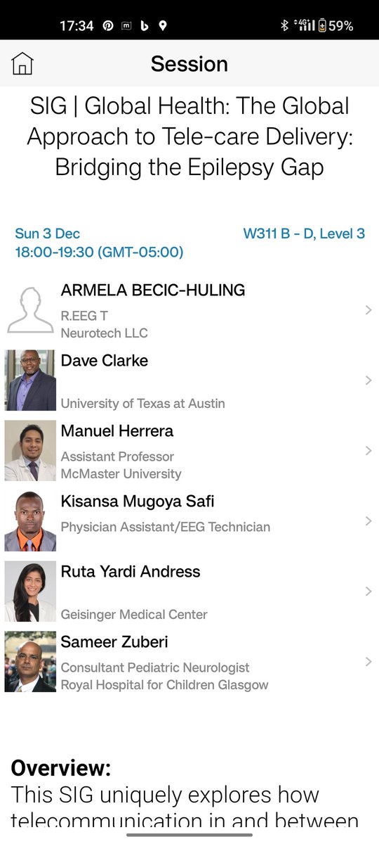 nandanyardi's tweet image. Excellent discussion and work from all panelists- attendees appreciated the various models applicable worldwide in LMIC and also in the developed world,where delays in diagnosis and Rx still exist in large percentages...attn. ILAE -WHO sectoral I gap and Rural US health policy