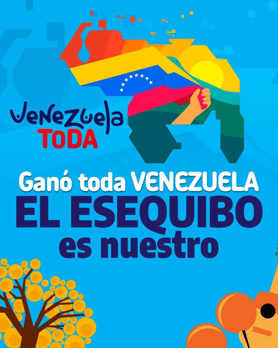 FasmeeOficial's tweet image. #4Dic Un éxito las votaciones este domingo, donde ganó toda Venezuela. Fecha que formará parte de la Historia en Defensa de Nuestra Patria. 👊🇻🇪  #VenezuelaDijoSi #EsequiboEsVenezuela