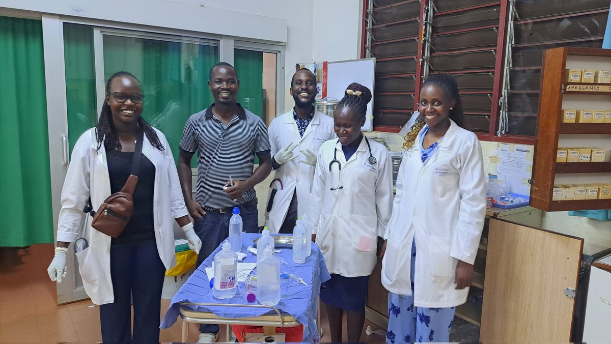 DrOribaDan's tweet photo. 🏥The Work Medical Interns do is immense. I am so proud of the team under my Supervision. Diligence, Hardwork &amp; compassion.
🫡I was thrilled today that Dr. Philomena Anzo donated her blood to save the life of a patient in ICU with Hb of 2g/dl.
Whatever you do prioritize Interns. https://t.co/rGFKCRGlLe