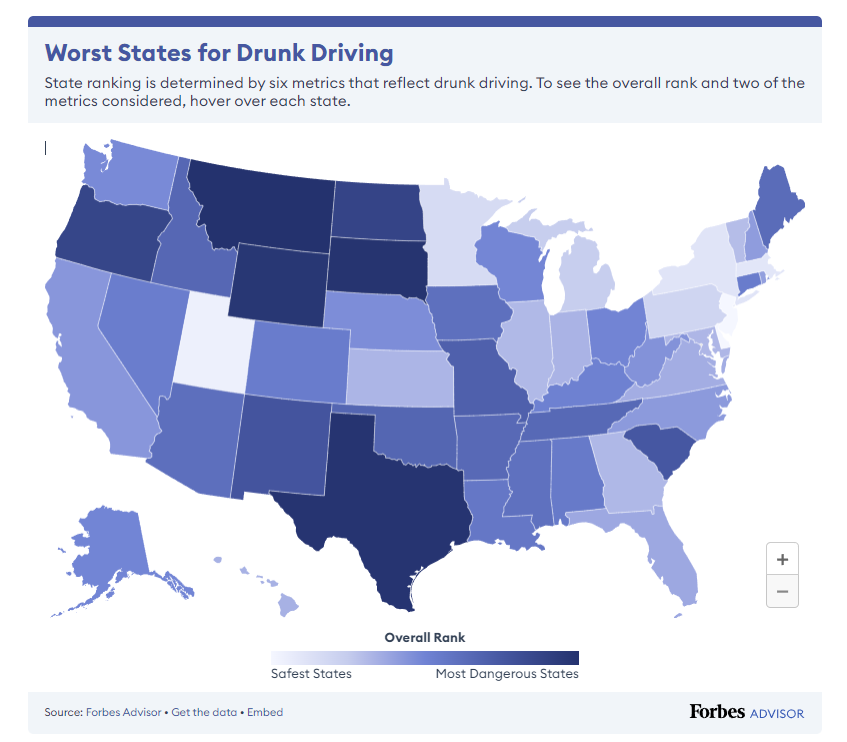 These Are the Worst States for Drunk Drivers: Report
More than 43% of all traffic-related deaths in Montana were caused by #drunkdrivers
themessenger.com/news/worst-sta…