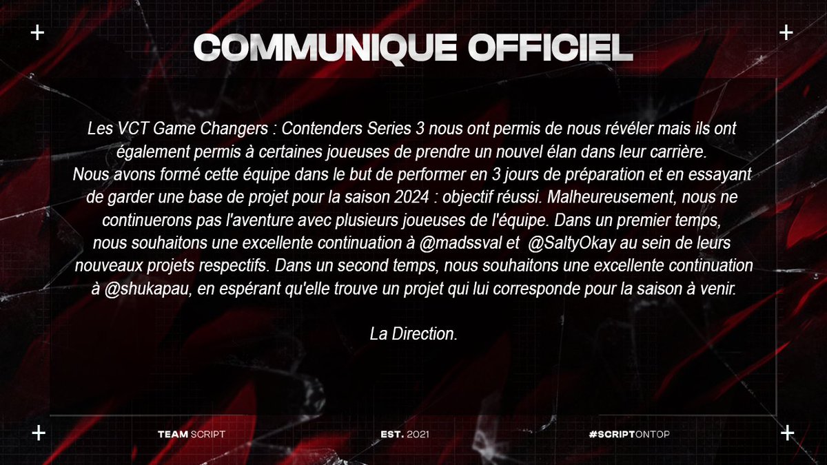 Team Script tweet media