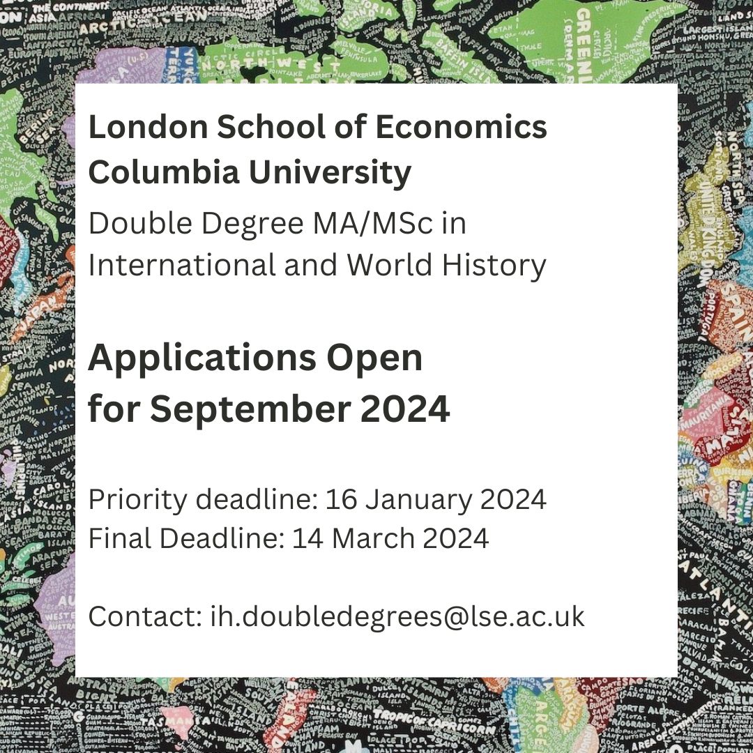 Applications are open! This programme delves into the forces that have transformed our world 🌍. Under the guidance of esteemed historians, you will learn about the events, ideas, and individuals that shaped society. Explore our funding opportunities: bit.ly/3FjpsKC