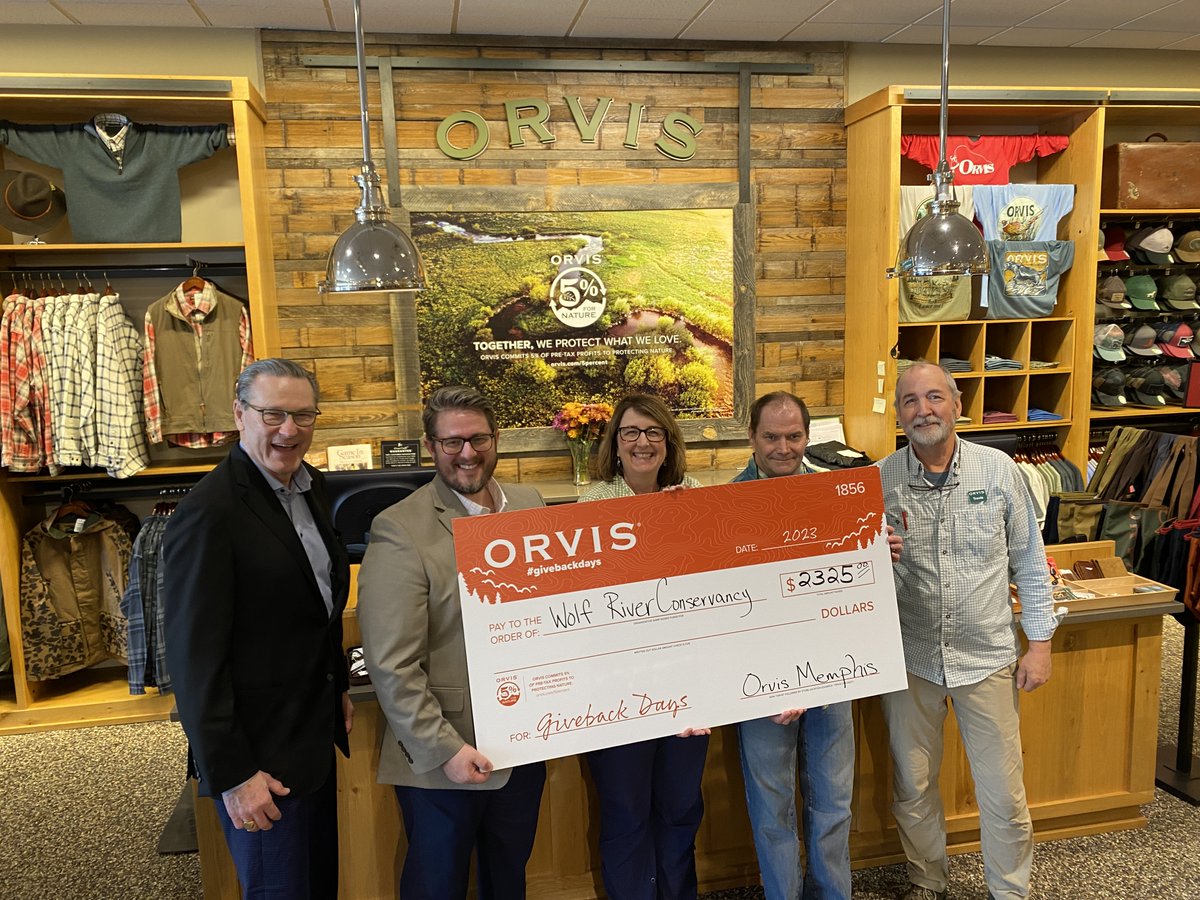 Wolf River Conservancy (@wolfriverconser) on Twitter photo On this National #WildlifeConservationDay, we would like to thank our friends at <a href="/TheOrvisCompany/">The Orvis Company</a> Memphis for their commitment to local conservation and continued support of the Conservancy! Together, we're working to ensure a sustainable future. On this National #WildlifeConservationDay, we would like to thank our friends at <a href="/TheOrvisCompany/">The Orvis Company</a> Memphis for their commitment to local conservation and continued support of the Conservancy! Together, we're working to ensure a sustainable future.