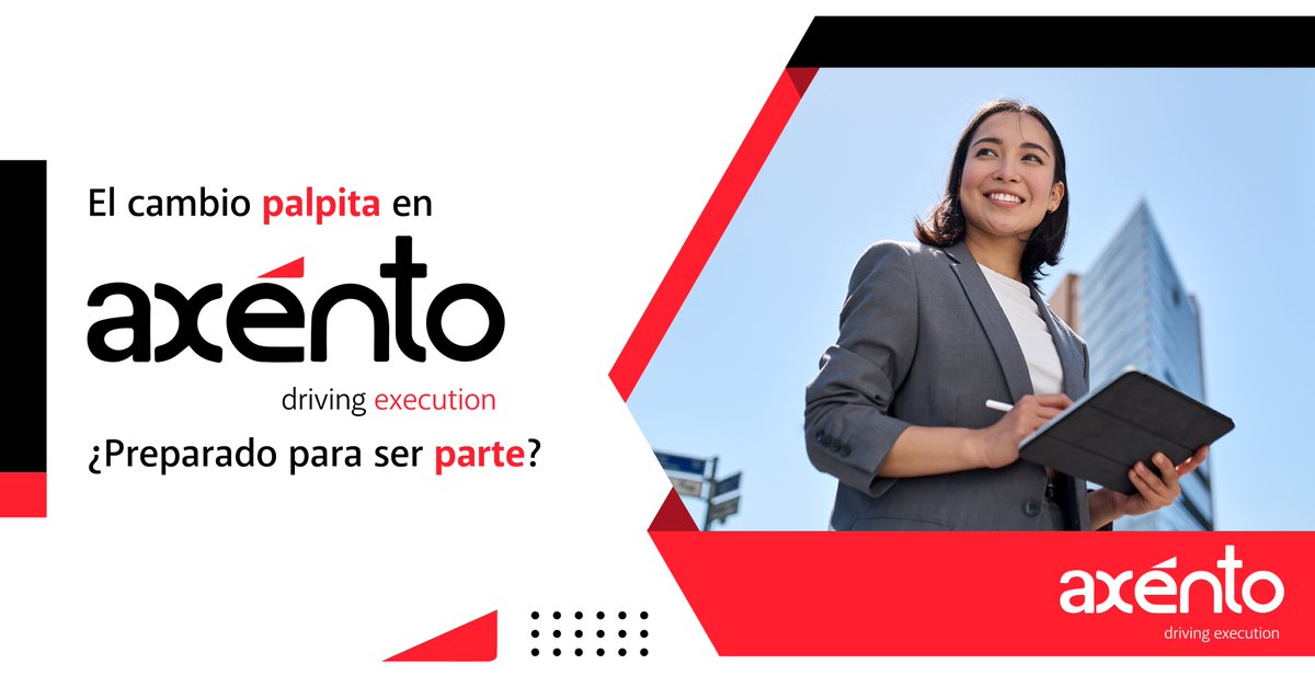grupoaxento's tweet photo. En el corazón de AXENTO late un cambio que despierta la curiosidad. Algo emocionante está por suceder. ¿Estás preparado para ser parte?

Síguenos en todas nuestras redes sociales para ser testigo de este emocionante cambio.

#Axento #Cambio #Transformaciondigital #innovation https://t.co/dnHod8kxFT
