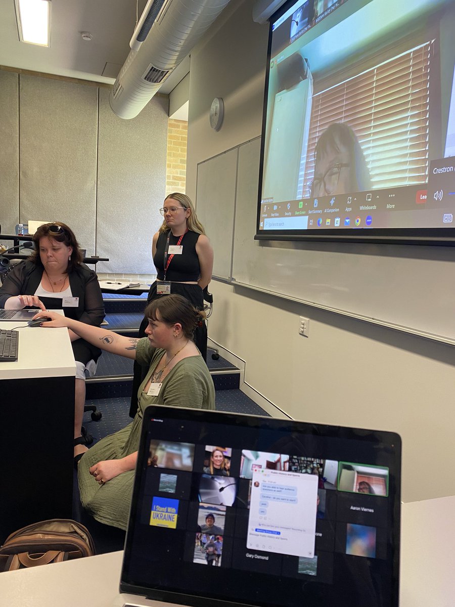 Tanya Evans (@tanyaevans14) on Twitter photo The joys of running an international hybrid conference -see how many hdr students we need to rely on! Sooo grateful for their help! <a href="/AppliedHist/">Centre for Applied History</a> <a href="/pubhisint/">IFPH-FIHP</a> @ifphexplorers <a href="/taylahevans13/">Taylah Evans</a> <a href="/lizbranagh_/">Eli Branagh</a> <a href="/madhareday/">Abbie Hartman</a> <a href="/mq_dha/">Macquarie University History and Archaeology</a> The joys of running an international hybrid conference -see how many hdr students we need to rely on! Sooo grateful for their help! <a href="/AppliedHist/">Centre for Applied History</a> <a href="/pubhisint/">IFPH-FIHP</a> @ifphexplorers <a href="/taylahevans13/">Taylah Evans</a> <a href="/lizbranagh_/">Eli Branagh</a> <a href="/madhareday/">Abbie Hartman</a> <a href="/mq_dha/">Macquarie University History and Archaeology</a>