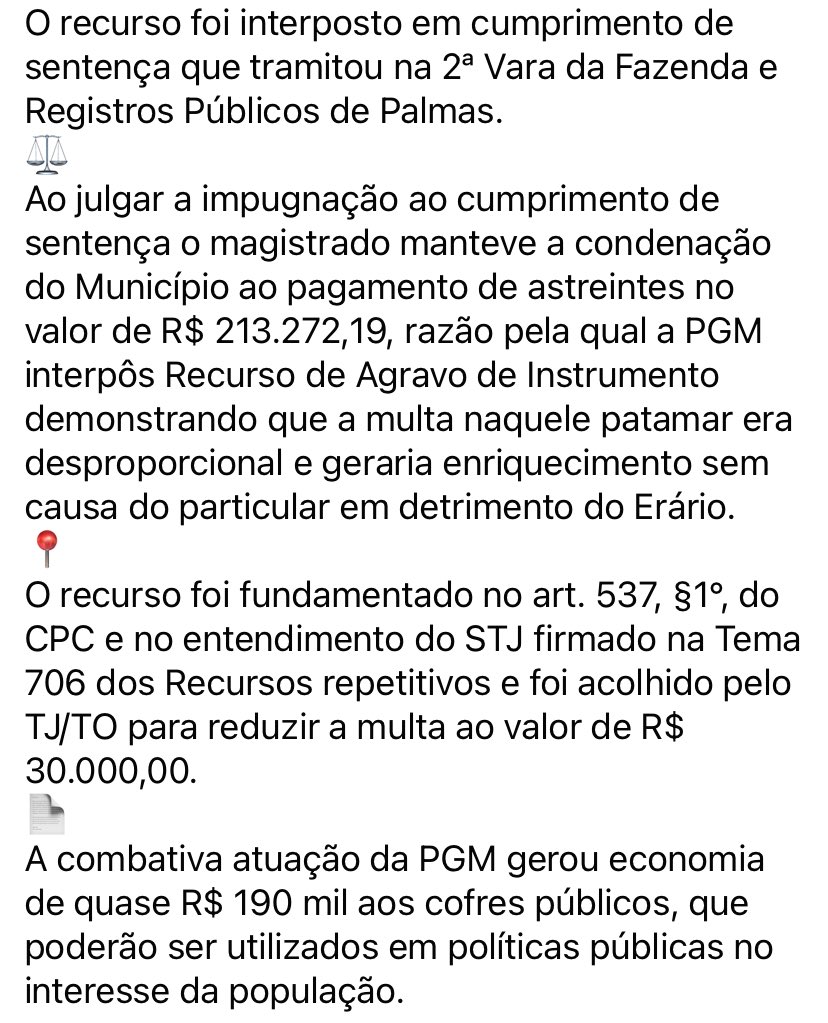 APROMP_Oficial's tweet photo. Atuação da PGM/Palmas resulta em economia ao Erário. Confira👇🏽
#pgmpalmas
#procuradoresdomunicipio
#apromp
@cidadepalmas https://t.co/CVZkkGLi6x