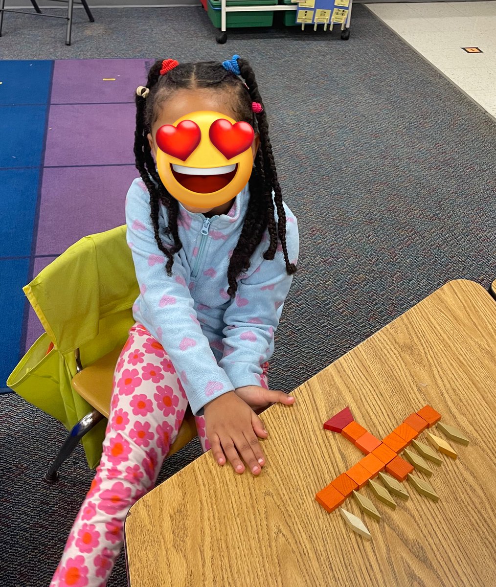 HelgesenLydia's tweet photo. Today we learned about Hanukkah and made menorahs with pattern blocks! Such creativity from these kindergartners #handsonlearning @RandolphStars https://t.co/I9z7xlzEdj