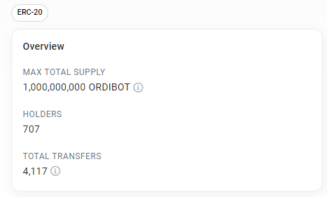 OrdiBotBRC's tweet photo. We've reached 700 holders and Dextools update is paid and is coming! https://t.co/KZM0SVbSfu