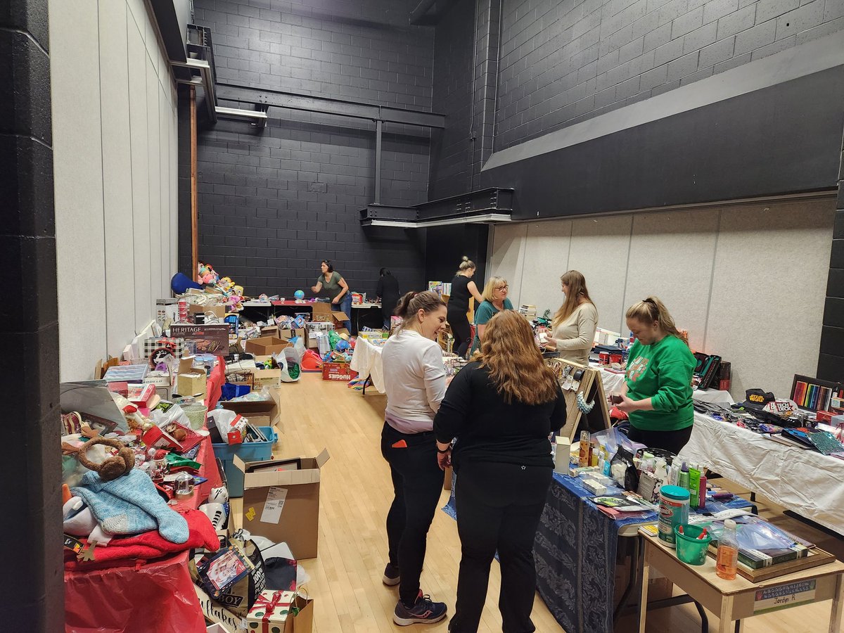 Moffat Creek's Gift Store starts tomorrow! ALL items are priced at just $2. Tomorrow every student gets the chance to purchase 1 item, and Wednesday is shop 'til you drop! A huge thanks to the entire community for the donations, and for all our AMAZING volunteers. ❤️🖤