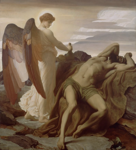 mysteryreaction's tweet photo. Elijah in the Wilderness

Frederic Leighton 1877/1878 https://t.co/UtT0qLXGX8