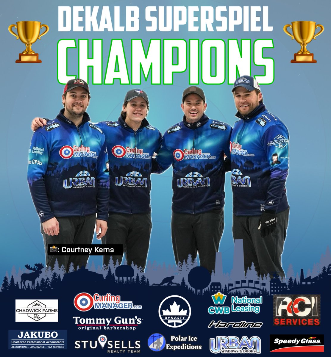 CHAMPS! A nifty runback caps off a perfect week to win the Dekalb Superspiel. 🏆 Kudos to Team Calvert on an incredible game!

Thanks for following along this week, and an extra shoutout to our fans, family and partners for the continued support! 👏

#TeamHorgan #FearTheMoose 🫎