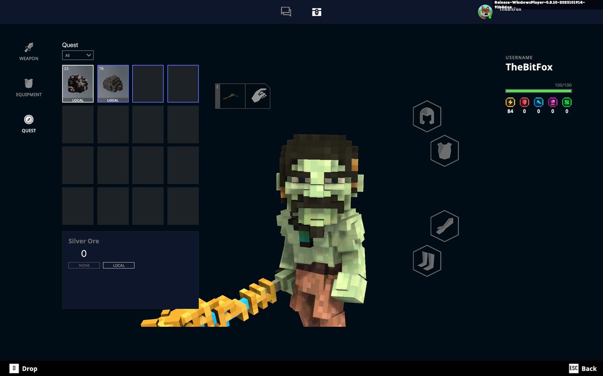 the_bit_fox's tweet photo. New personal highscore for silver ore! 23 silver ore... #AlphaMiningSeason #themistymountain #LFM @Pickaxe_Master #TheSandbox @TheSandboxGame #PickaxeMaster #SAND #Sandfam #MiningGame https://t.co/WUp9YDvk31