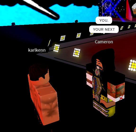 IRWEOnRoblox's tweet photo. CM Punk just called out his opponent at #IRWELastSurvivor.

@karlkenning https://t.co/4YOSNSW97Y