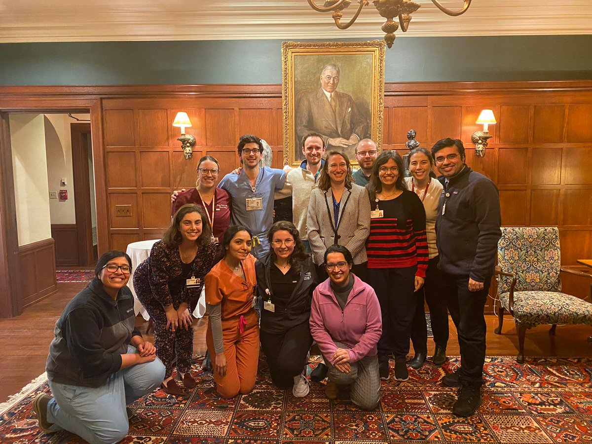 Have you considered the Off label use of your residents' time to discuss and find Meaning in Medicine? Highly recommended by us <a href="/ClevelandClinic/">Cleveland Clinic</a>. 😄
Grateful to have spent the evening with such passionate, empathetic, and intelligent co-workers! #MedTwitter #neurotwitter