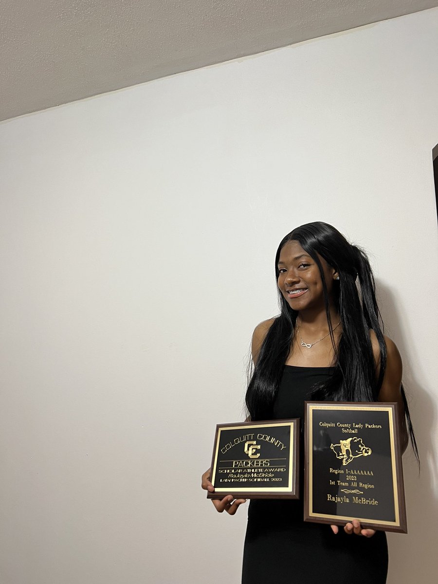 RaJayla McBride (@rajaylaaa_) on Twitter photo Blessed to be able to receive the scholar award and 1st team all region award at the banquet tonight💪🏾🥎 ready for senior year <a href="/Packer_Softball/">Lady Packer Softball</a> Blessed to be able to receive the scholar award and 1st team all region award at the banquet tonight💪🏾🥎 ready for senior year <a href="/Packer_Softball/">Lady Packer Softball</a>