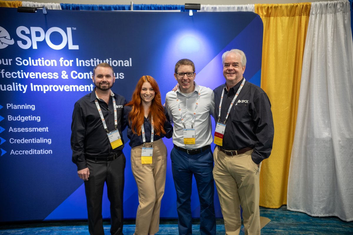 SPOLEducation's tweet image. Your engagement made the experience truly special! 
Exciting discussions, new connections, and shared visions for the future of higher education – it was all there! Grateful to be a part of such a dynamic community. Let's keep the momentum going!  #SPOL #SACSCOC