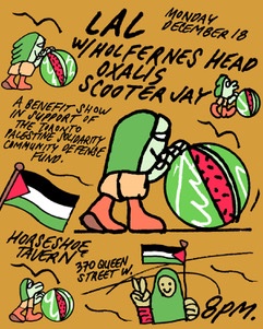 lalforest's tweet photo. LAL
w/ Holofernes Head, Oxalis, Scooter Jay

A benefit show in support of the Community Defense Fund for Palestinian Organizing

Donation link:
https://t.co/q514OjechG

Band URLS:
https://t.co/YmARRDvuvV
https://t.co/nQaawv4zOs
https://t.co/RcrMzEnR5n
https://t.co/mk9yCdGh01 https://t.co/2eP46nf36B