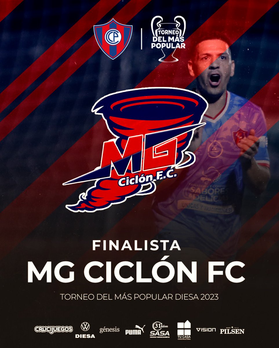 MG Ciclón es el primer finalista del #TorneoDelMásPopular 💙♥️🏆

Venció a Nación Azulgrana a través de lo penales y se instala en la gran final 🔥

¡Queda un paso más!