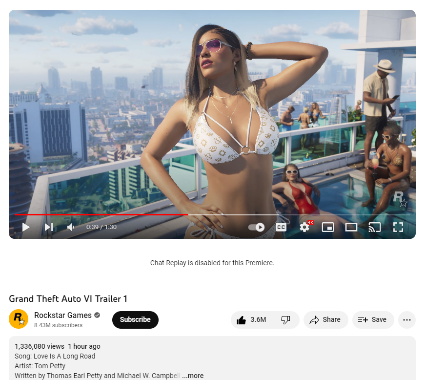 #GTA6 Trailer Breaks youtube view counter😱