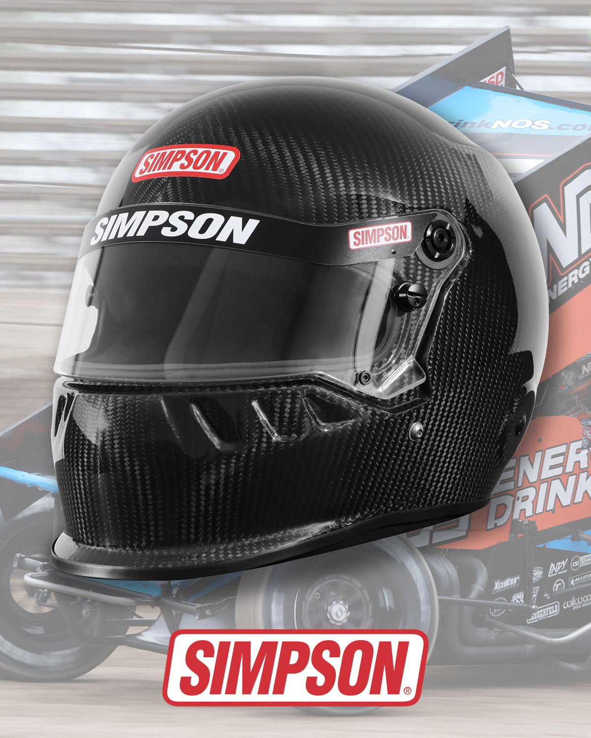 Simpson dirt bike helmet sale