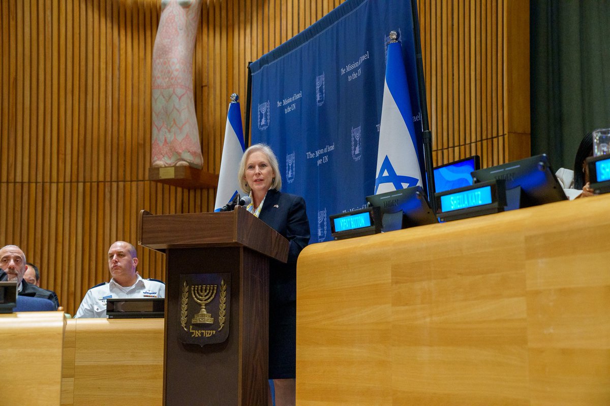 Sen. Kirsten Gillibrand (@gillibrandny) on Twitter photo The international community is falling short in its obligation to acknowledge and condemn the horrific sexual violence committed by Hamas against Israeli women and girls on October 7th.
Today I called on the <a href="/UN/">United Nations</a> to find their voice and condemn these evil crimes. The international community is falling short in its obligation to acknowledge and condemn the horrific sexual violence committed by Hamas against Israeli women and girls on October 7th.
Today I called on the <a href="/UN/">United Nations</a> to find their voice and condemn these evil crimes.