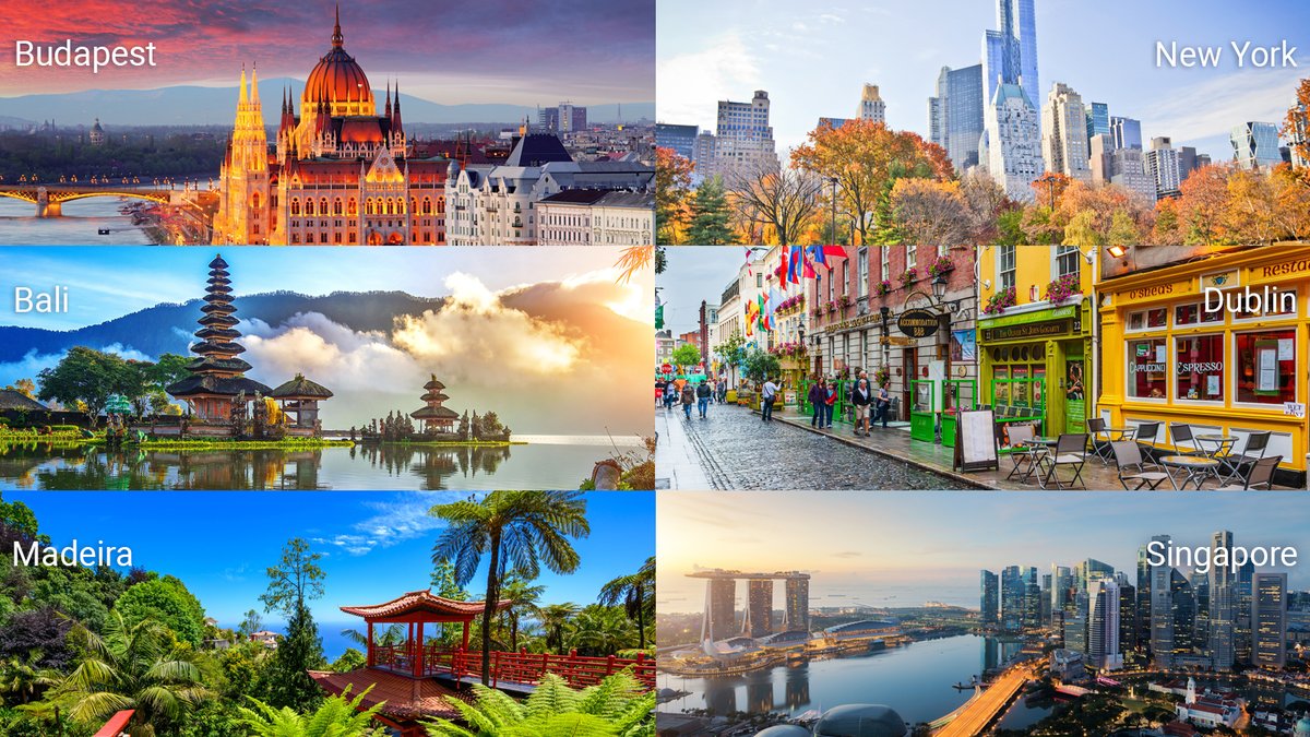 This month’s top destinations recommended by Jayride include: New York, Singapore, Budapest, Bali, Dublin and Madeira! 
For transfers from airports in any of these locations and many more, just visit Jayride.com 
#Jayride
#Travel
#Destination