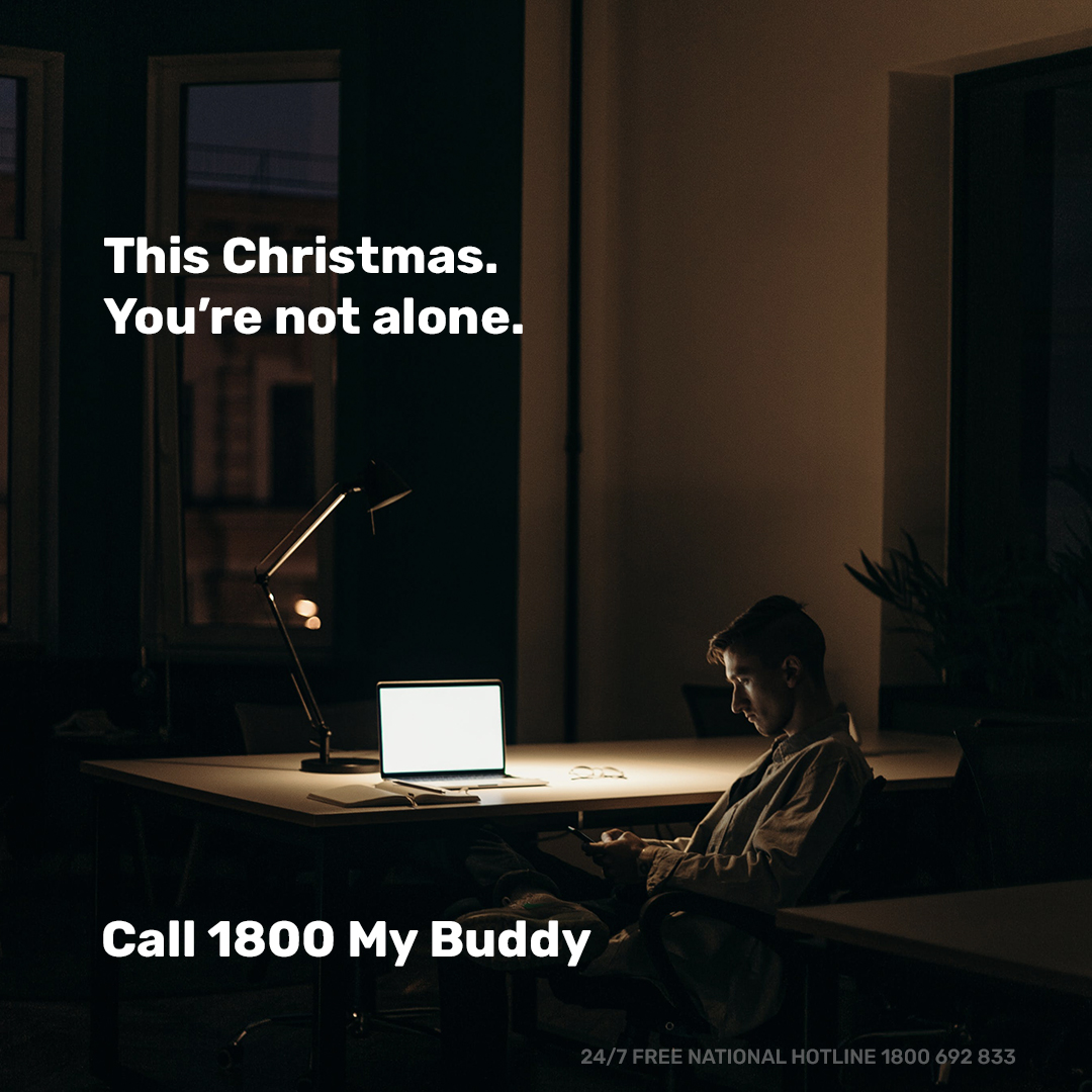 It's the most wonderful time of the year... not for everyone though. This Christmas do not spend it alone. Give us a call on 1800 My Buddy (1800 692 833) to chat to one of our trusted buddies in a safe, friendly and non-judgemental space. #Mentalhealth #1800MyBuddy