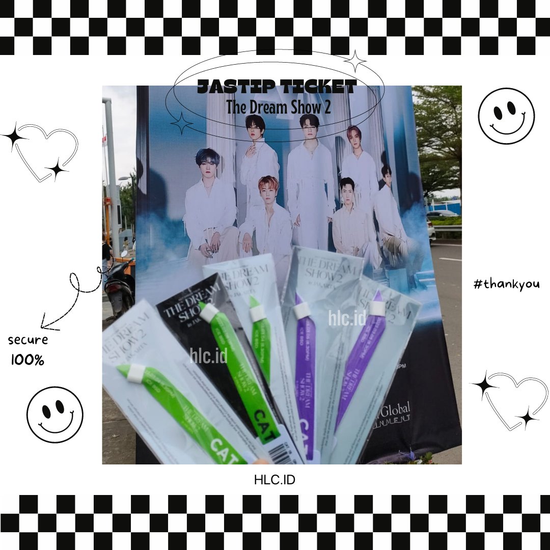 HlcId's tweet photo. Proof Jastip ticket concert ✧ ⋆   .  ˚

☆ The dream show 2 in jakarta

Thank you 🫶🌷 https://t.co/UMhZC13IOI
