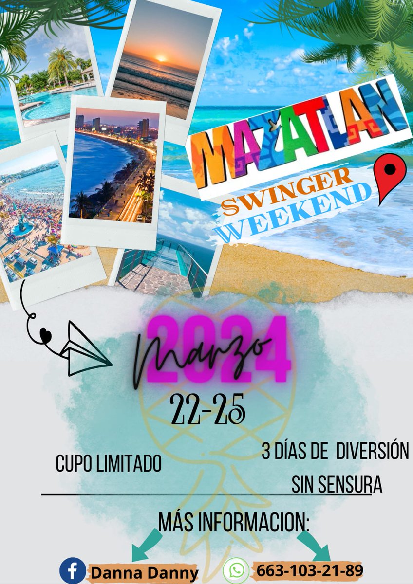 DANNADANNY111's tweet photo. MAZATLÁN SWINGER WEEKEND😈🍍🏝️👙
INFO. DM📩 https://t.co/Wsx2KXBwFt
