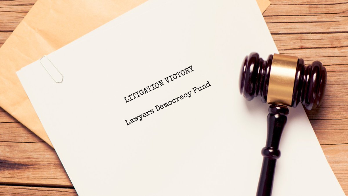 BREAKING: Federal judge rules in favor of disenfranchised Luzerne County, Pennsylvania voters in a case supported by @lawyersdf, allowing the case to proceed. Stay tuned for more on this important decision. Read the opinion here: lawyersdemocracyfund.org/wp-content/upl…