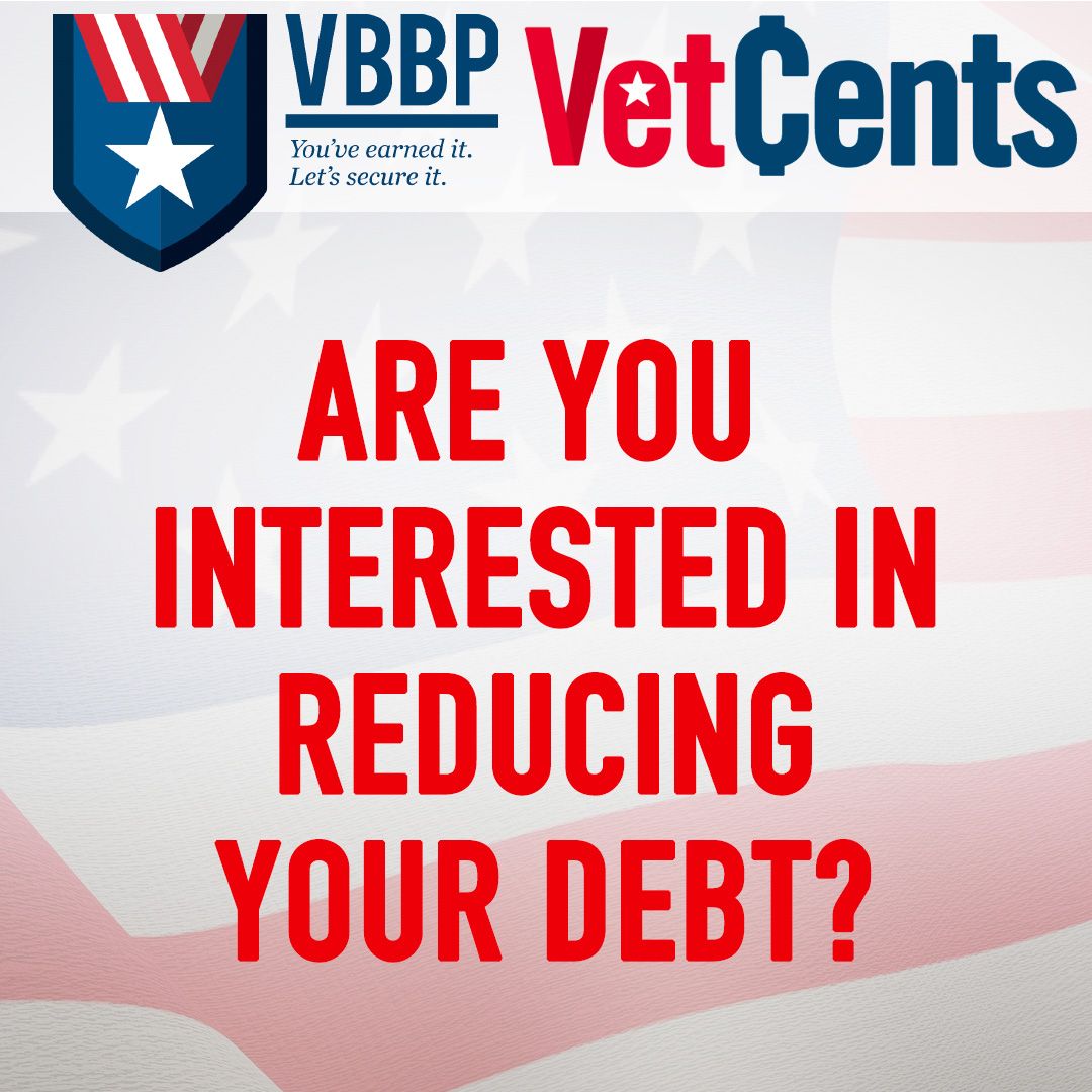 VBBPforVets's tweet photo. Receive a FREE, personalized financial review and find out if you could benefit from a Debt Management Plan that offers lower payments and reduced interest.
Visit the site to learn more & get your FREE counseling.
#veterans #veteran #debt #reducedebt #vbbp #vetcents @lifecents https://t.co/s5FOJza1IG