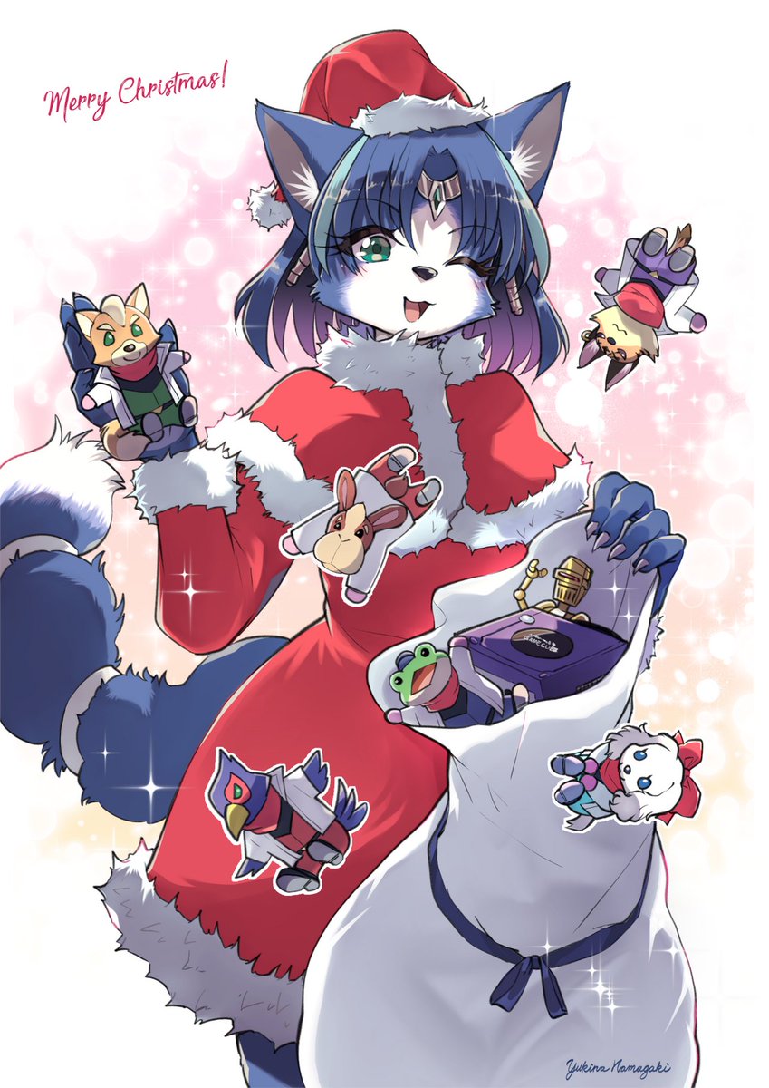 Whoever shares this post &amp; comments will be in with a chance of winning a xmas card signed by me! xox

This is not the artist I commissioned though, but I do really love this piece!!

#competition #therealkrystalfox #signedcard

生垣ユキナ
<a href="/Namagaki_Yukina/">生垣ユキナ</a>