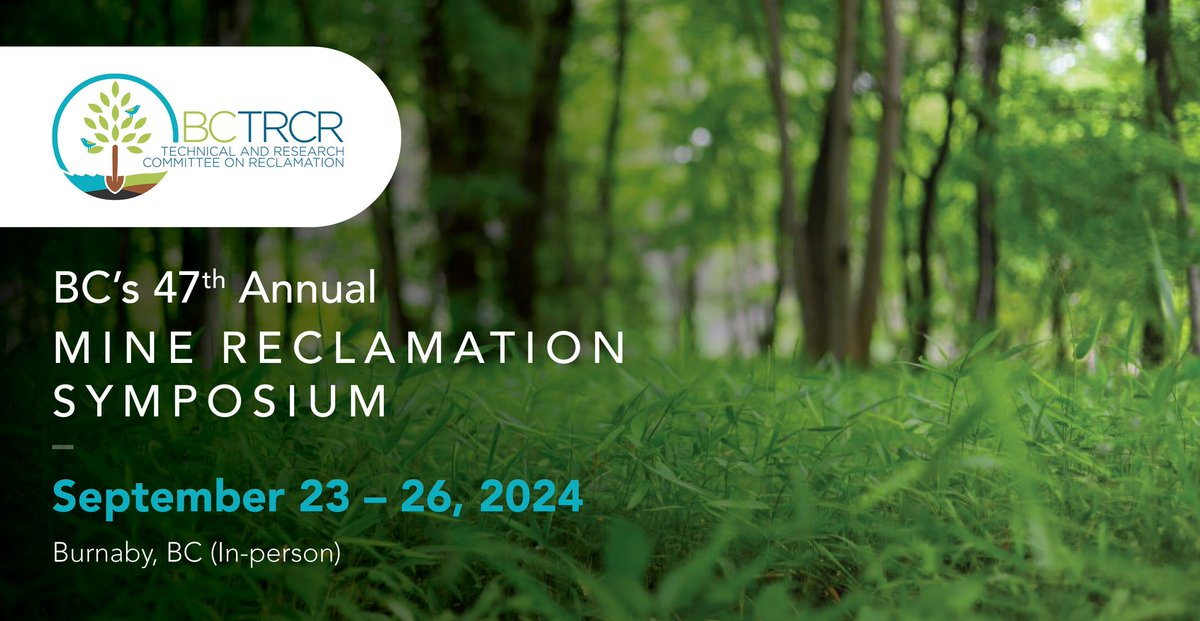 Mark your calendars for #TRCR47 at <a href="/DeltaBurnaby/">Delta Burnaby Hotel</a>! Stay tuned for details on an <a href="/AggregatesBC/">AggregatesBC</a> mine #reclamation tour day in and around #AbbotsfordBC. trcr.bc.ca