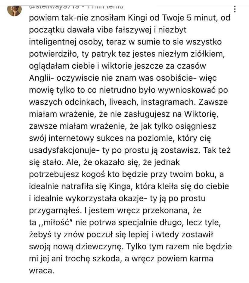 hilfigergomez's tweet photo. screen kradziony z fb ale to jest tak idealnie napisane, że musiałam #mortalcio https://t.co/MgRvGQkuLC