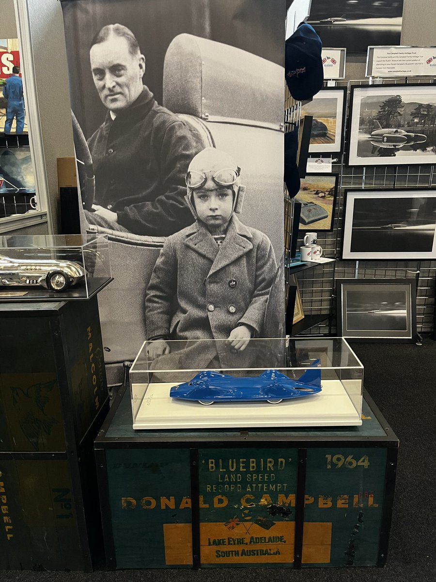 Our Bluebird Campbell Heritage stand looking mighty fine at the weekend  at Silverstone